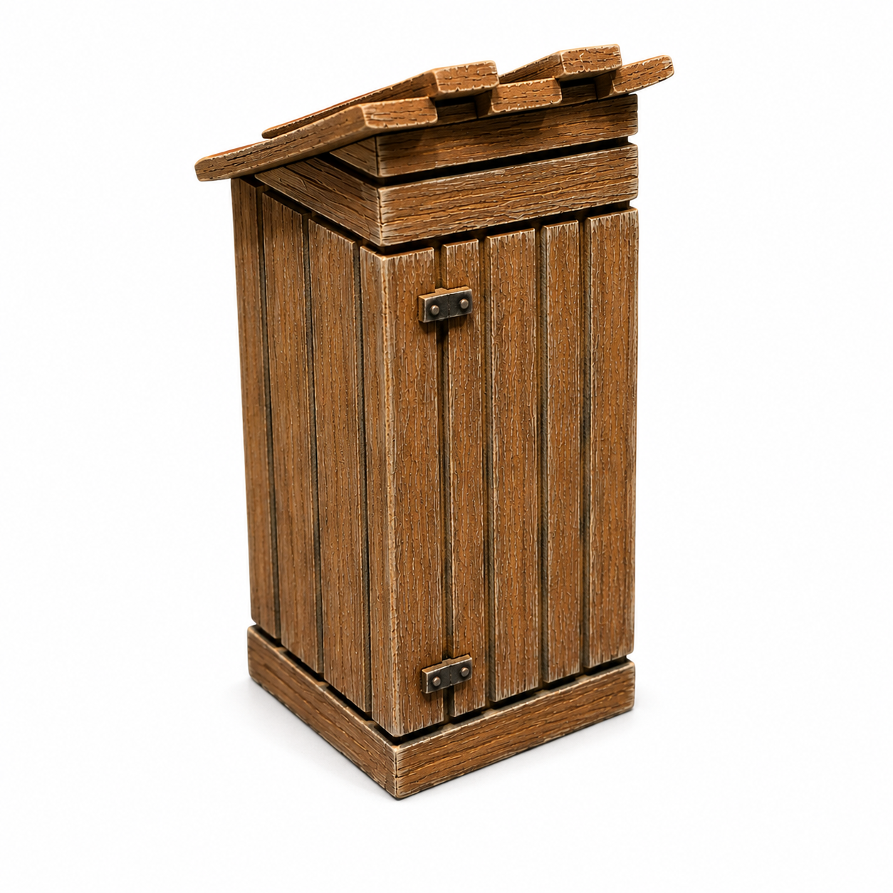 Outhouse Slat Roof
